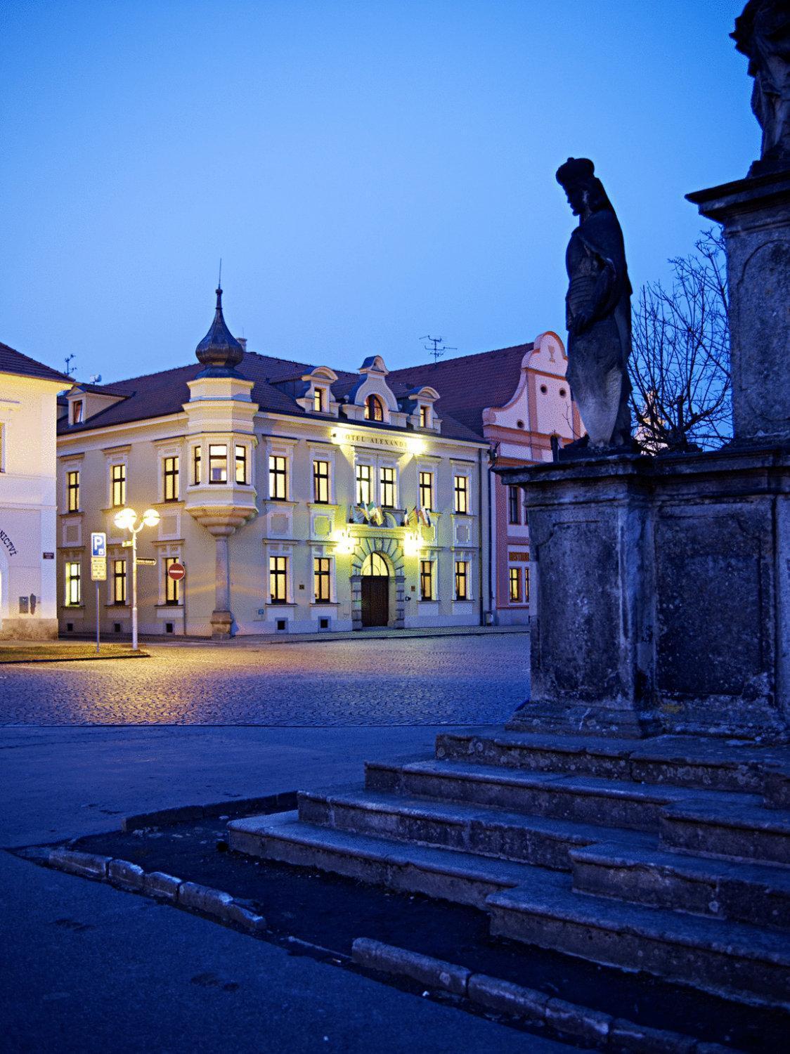 Alexander Hotel Stříbro Buitenkant foto